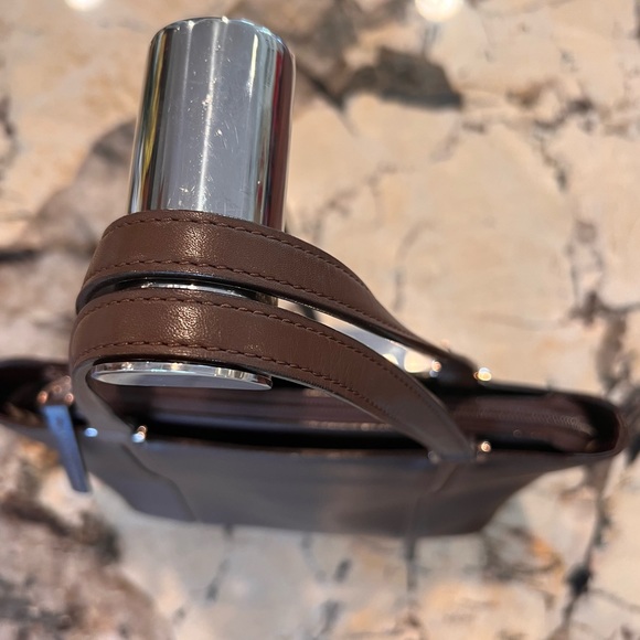 Burberry Dark Leather Nova Check Interior Tote - Picture 9 of 12